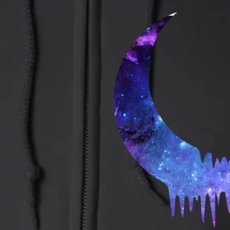 Melting Moon Full Zip Hoodie