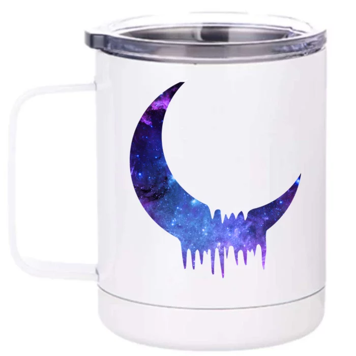 Melting Moon Front & Back 12oz Stainless Steel Tumbler Cup