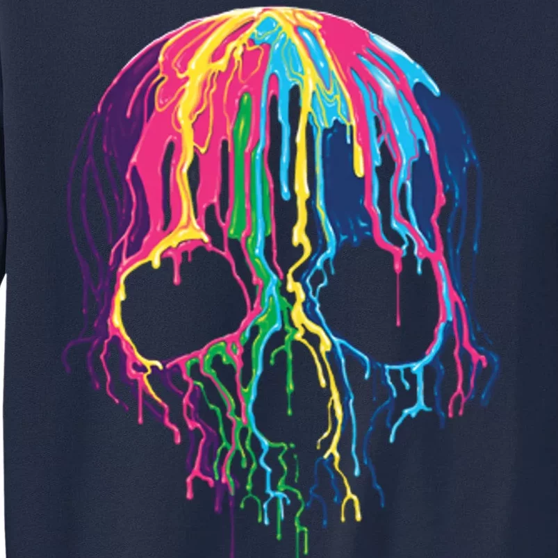 Melting Skull Tall Sweatshirt