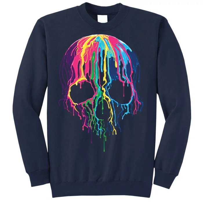 Melting Skull Tall Sweatshirt