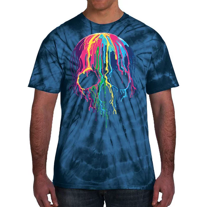 Melting Skull Tie-Dye T-Shirt