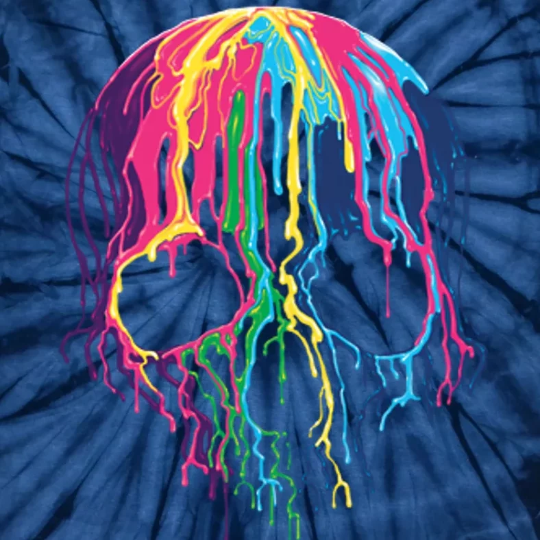 Melting Skull Tie-Dye T-Shirt