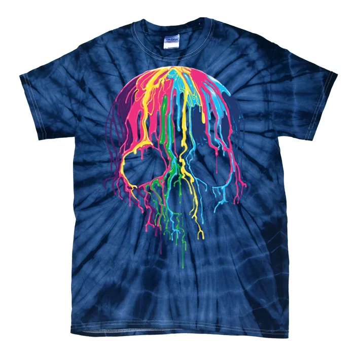 Melting Skull Tie-Dye T-Shirt