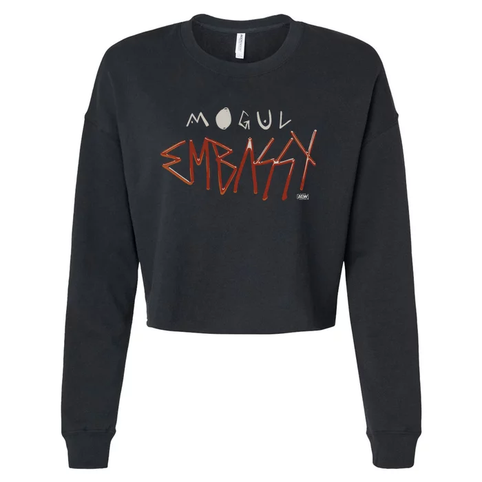 Mogul Embassy Cropped Pullover Crew