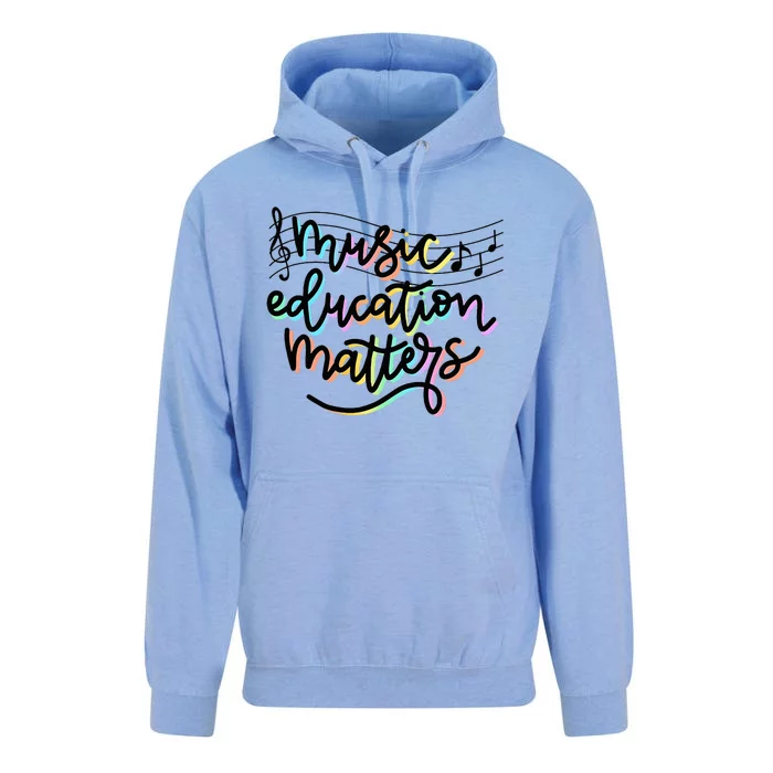 Music Education Matters Music Teacher Appreciation Women Unisex Surf Hoodie