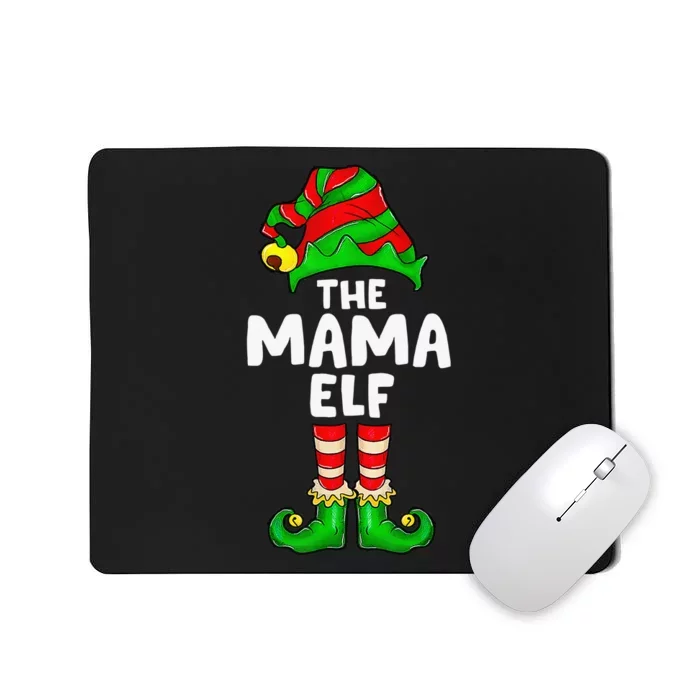 Mama Elf Matching Family Christmas Party  Pajamas Mousepad