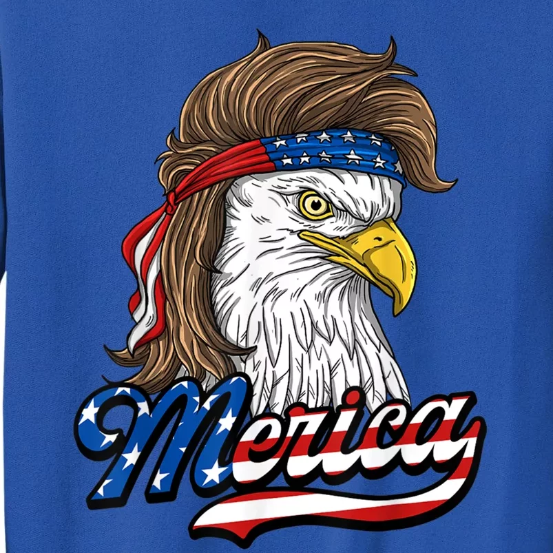 Merica Eagle Mullet 4th Of July American Flag Gift Sweatshirt