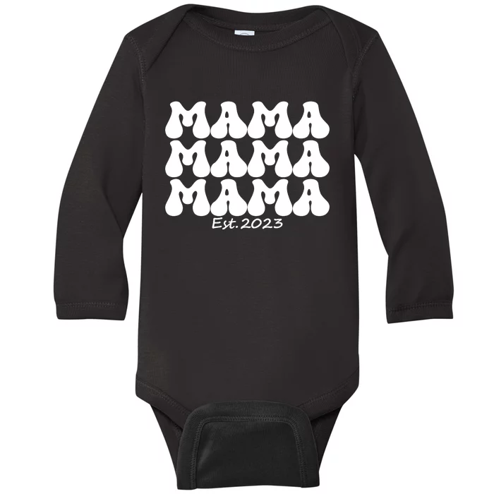 Mama Est Baby Long Sleeve Bodysuit