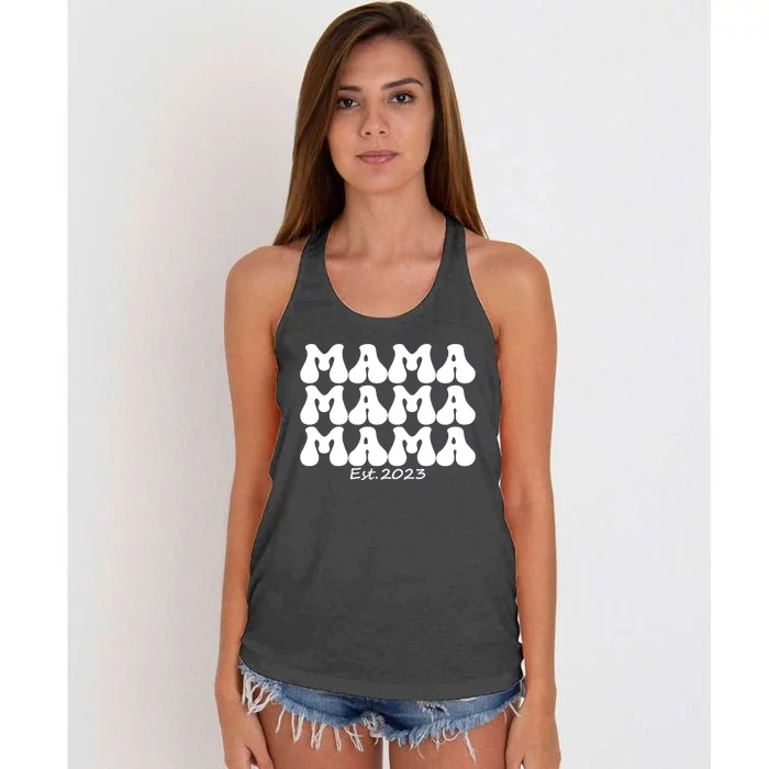 Mama Est Women's Knotted Racerback Tank