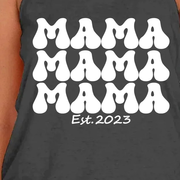 Mama Est Women's Knotted Racerback Tank