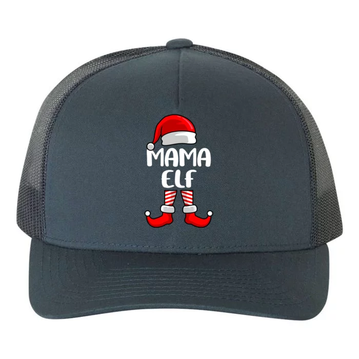 Mom Elf Mother Christmas Elf Gift Yupoong Adult 5-Panel Trucker Hat