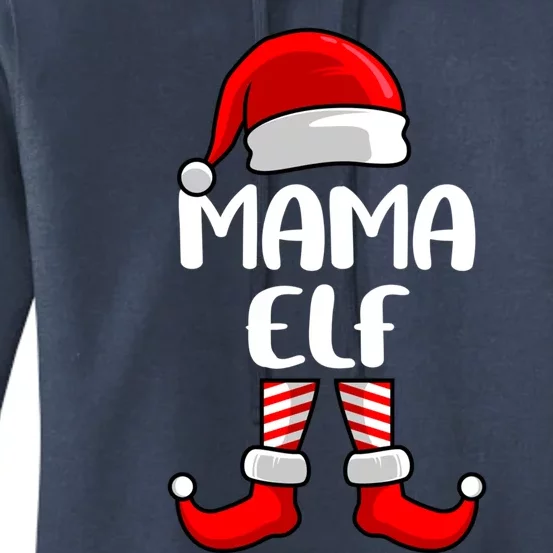 Mom Elf Mother Christmas Elf Gift Women's Pullover Hoodie