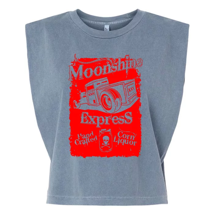 Moonshine Express Garment-Dyed Women's Muscle Tee