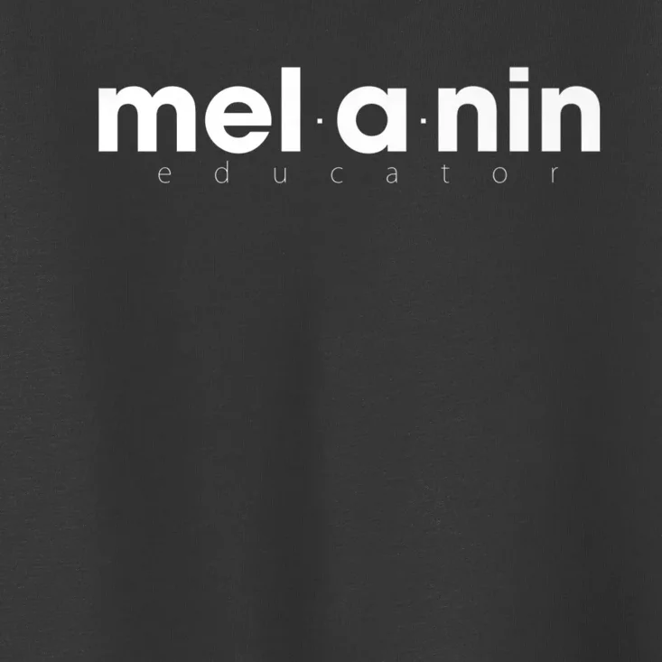 Melanin Educator Toddler T-Shirt