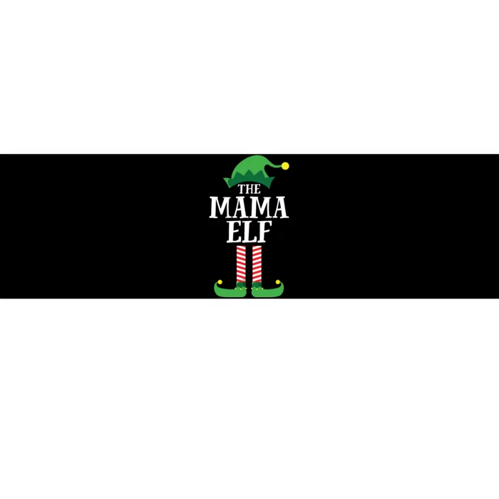 Mama Elf Matching Family Group Christmas Party Mom Elf Bumper Sticker