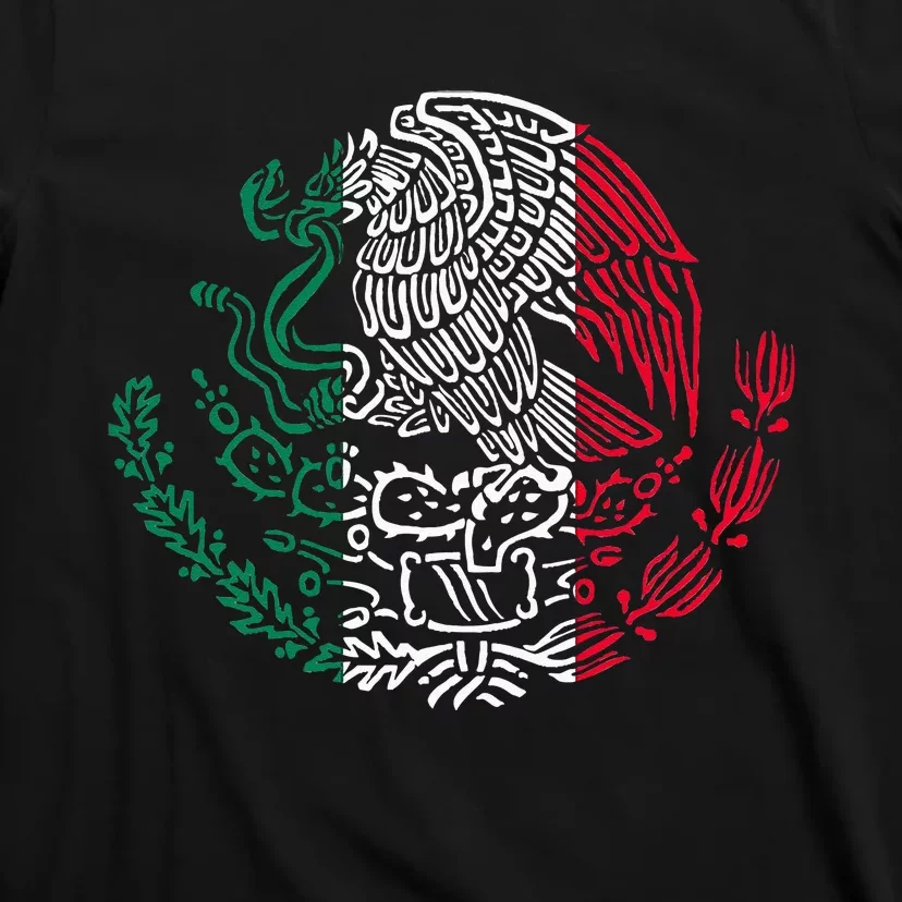 Mexican Eagle Mexico Flag T-Shirt