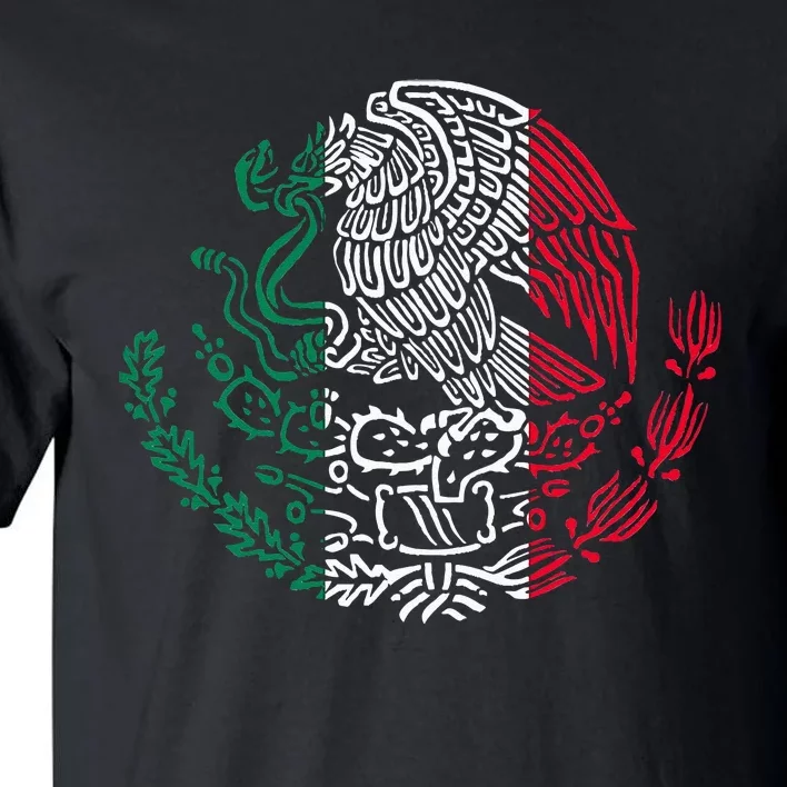 Mexican Eagle Mexico Flag Tall T-Shirt