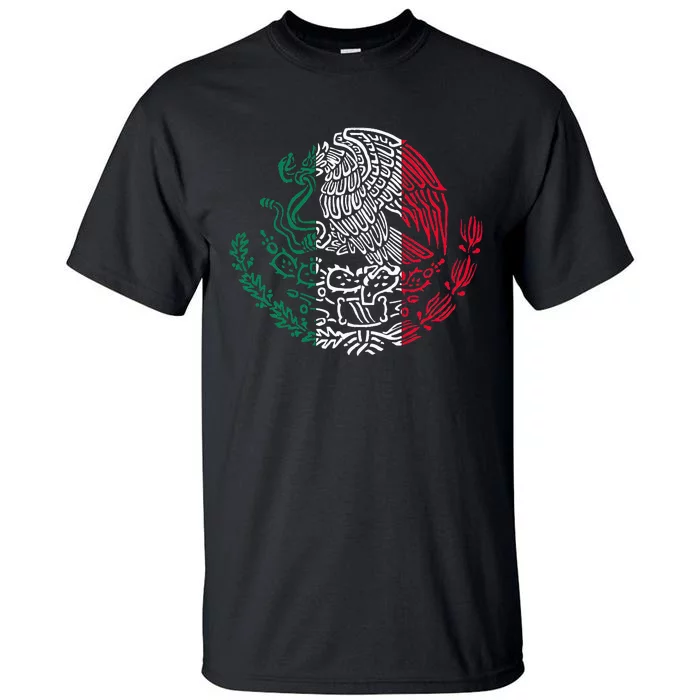 Mexican Eagle Mexico Flag Tall T-Shirt