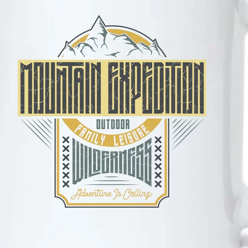 Mountain Expedition Black Color Changing Mug