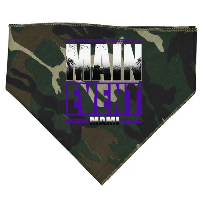 Main Event Mami USA-Made Doggie Bandana