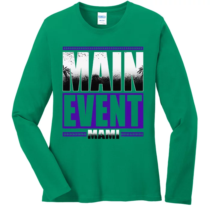 Main Event Mami Ladies Long Sleeve Shirt