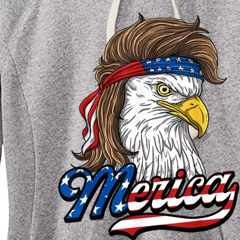 Merica Eagle Women's Fleece Hoodie