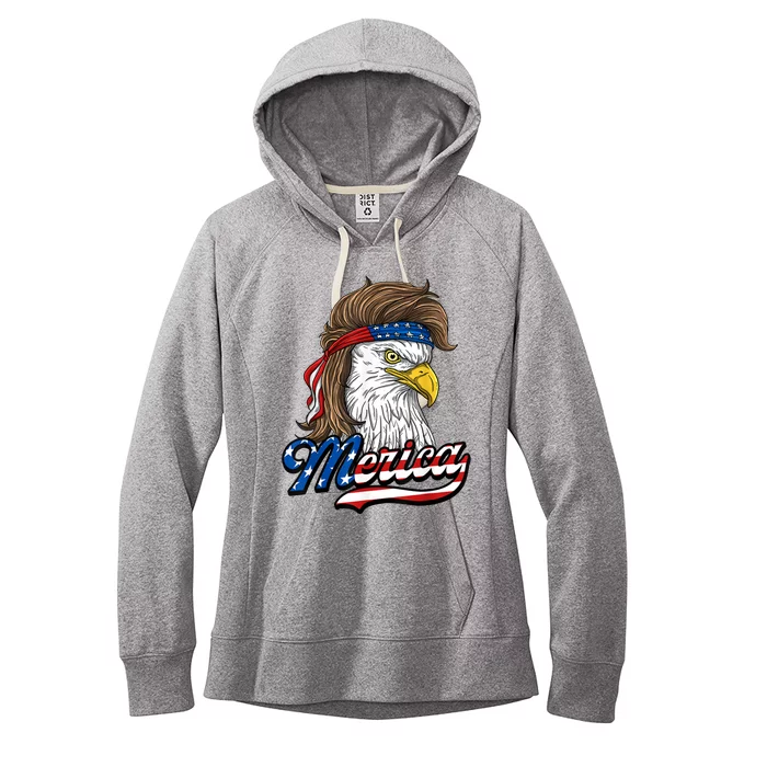 Merica Eagle Women's Fleece Hoodie