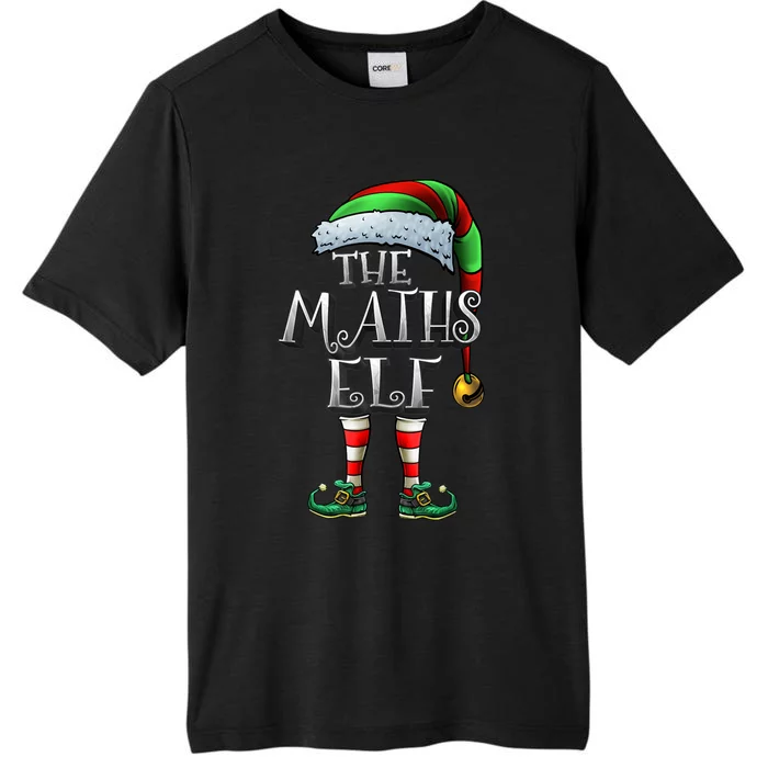 Maths Elf Matching Family Mathmatics Christmas Elf ChromaSoft Performance T-Shirt