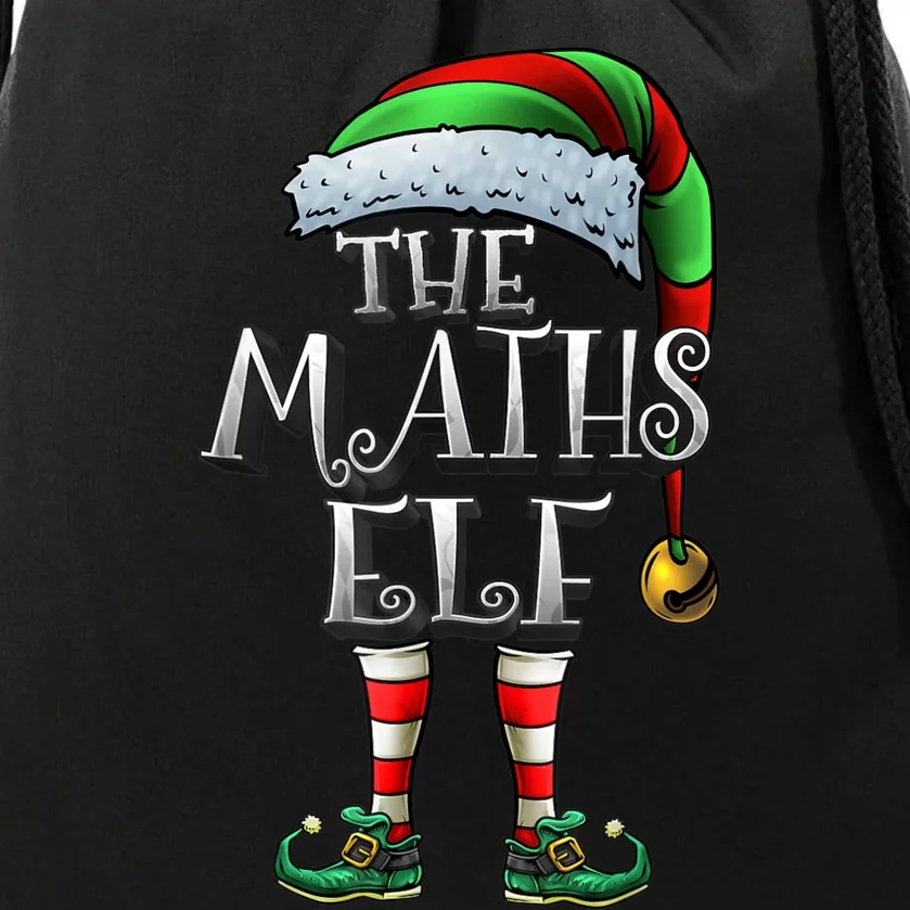 Maths Elf Matching Family Mathmatics Christmas Elf Drawstring Bag