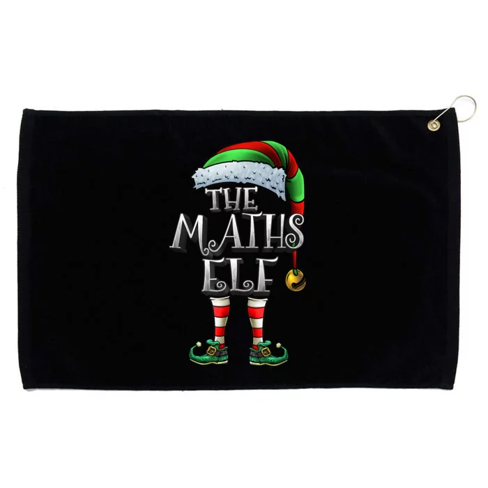 Maths Elf Matching Family Mathmatics Christmas Elf Grommeted Golf Towel