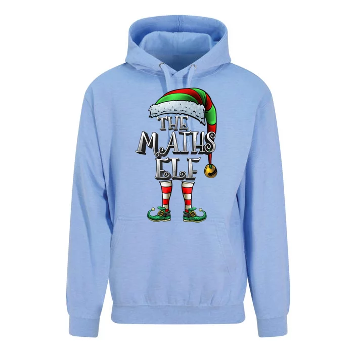 Maths Elf Matching Family Mathmatics Christmas Elf Unisex Surf Hoodie