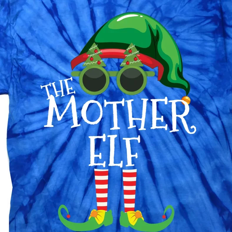 Mother Elf Matching Christmas Group Party Pjs Family Outfits Great Gift Tie-Dye T-Shirt