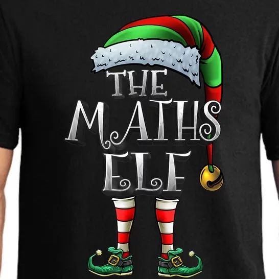 Maths Elf Matching Family Mathmatics Christmas Elf Pajama Set