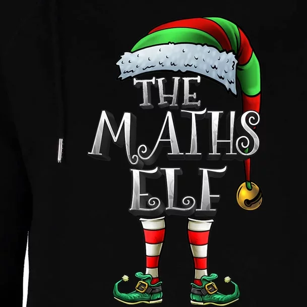 Maths Elf Matching Family Mathmatics Christmas Elf Womens Funnel Neck Pullover Hood