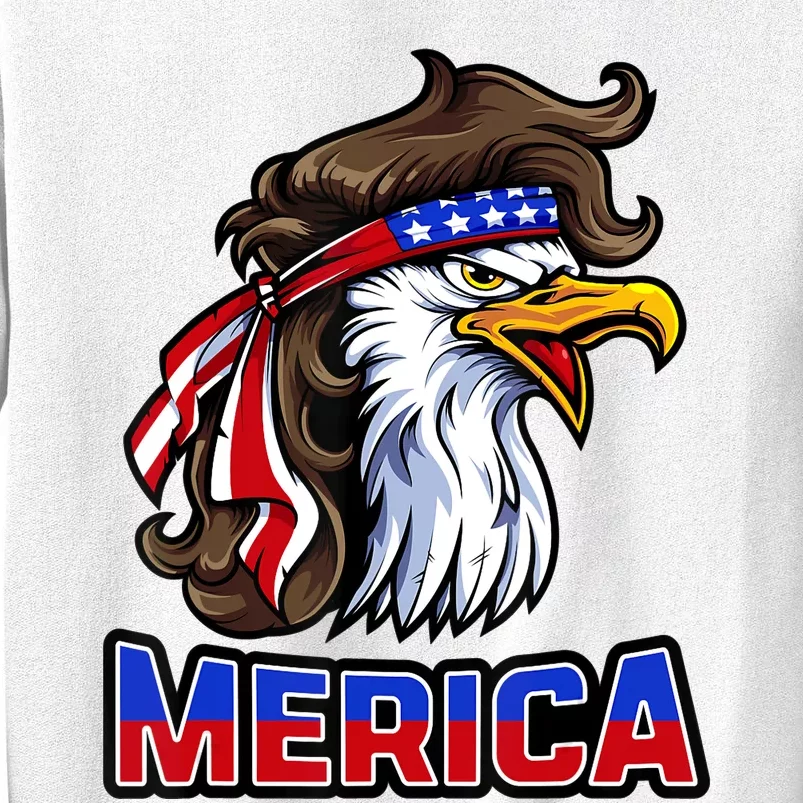 Merica Eagle Mullet 4th Of July American Flag Sweatshirt