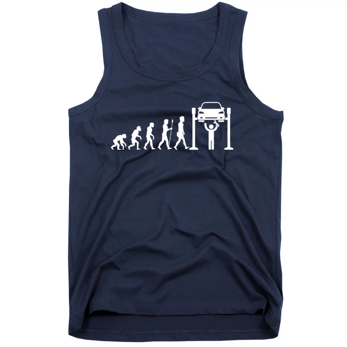 Mechanic Evolution Mechanic Gift Car Mechanics Tee Tank Top