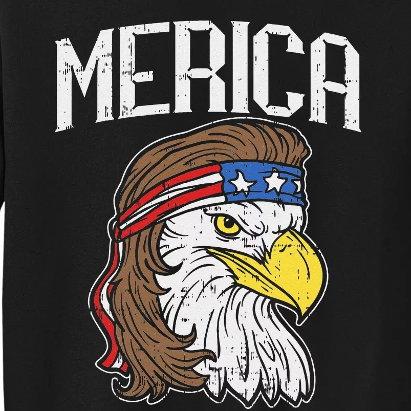 Merica Eagle Mullet 4th of July Redneck Patriot Gift Sweatshirt