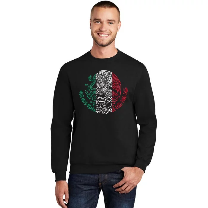 Mexican Eagle Mexico Flag Tall Sweatshirt