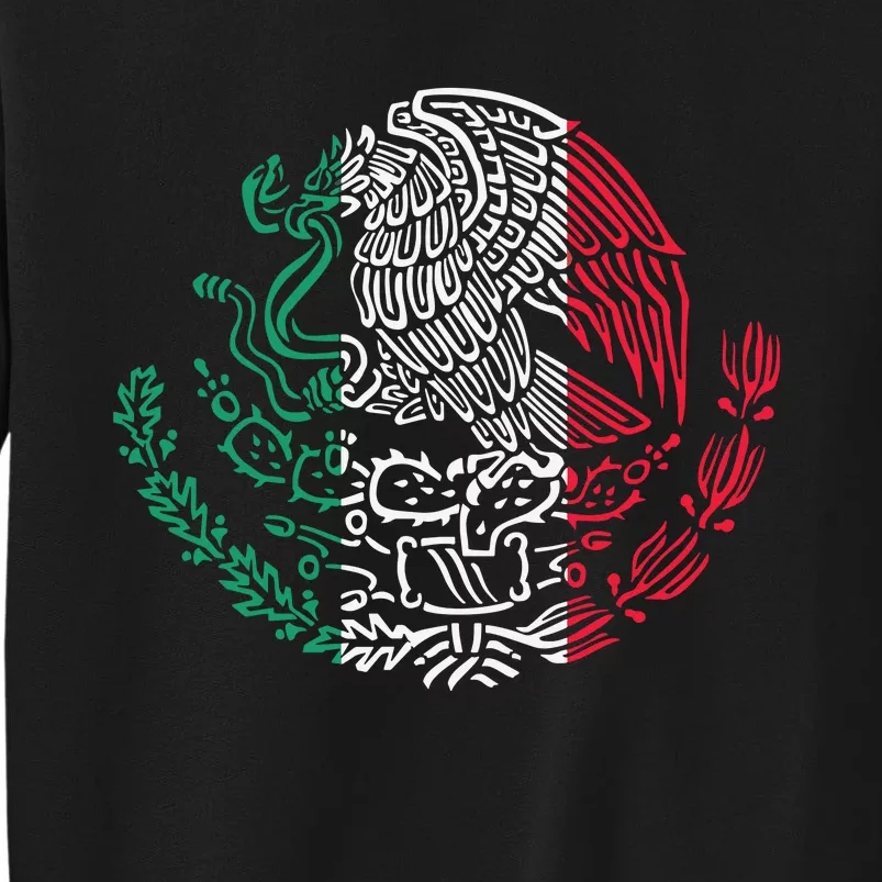 Mexican Eagle Mexico Flag Tall Sweatshirt