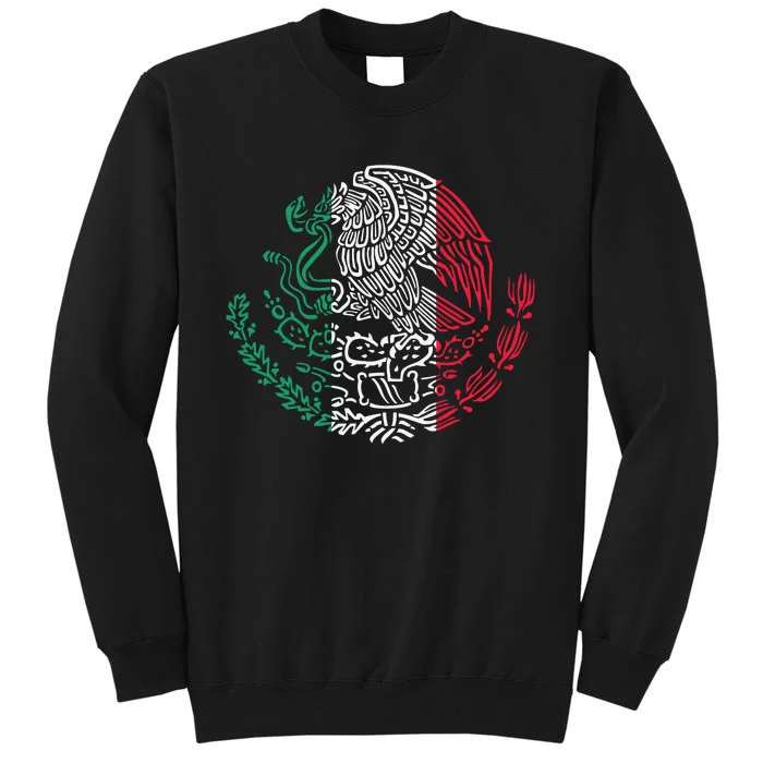 Mexican Eagle Mexico Flag Tall Sweatshirt