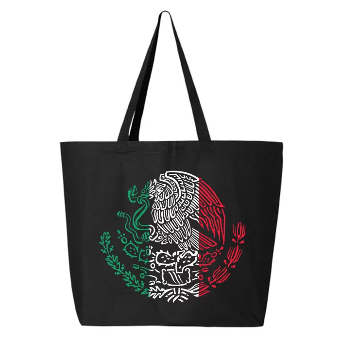 Mexican Eagle Mexico Flag 25L Jumbo Tote