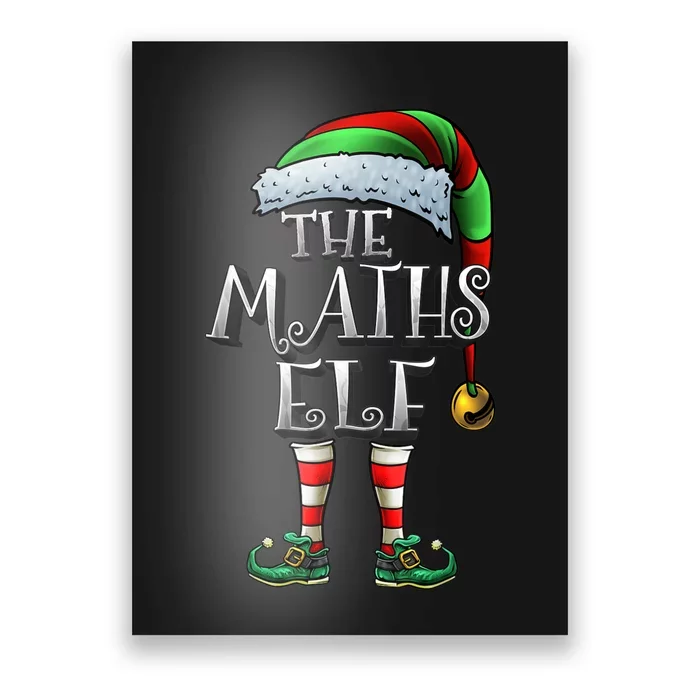 Maths Elf Matching Family Mathmatics Christmas Elf Poster