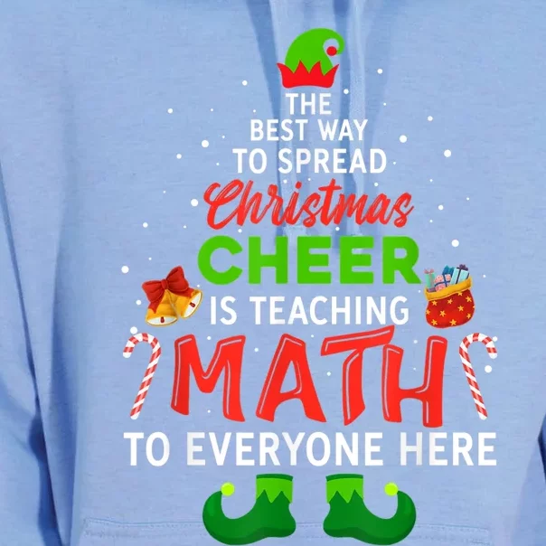 Maths Elf Matching Family Mathmatics Christmas Elf Unisex Surf Hoodie