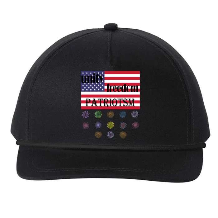 Merica Eagle Mullet 4th Of July American Flag Patriotic Gift Tank Top Snapback Five-Panel Rope Hat