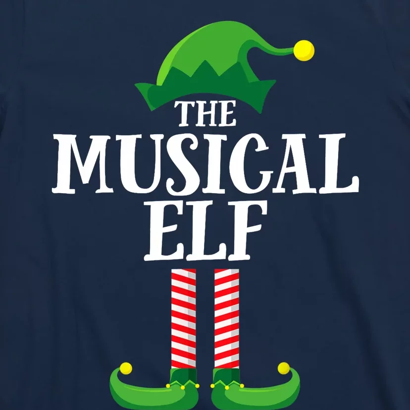 Musical Elf Matching Family Group Christmas Party T-Shirt