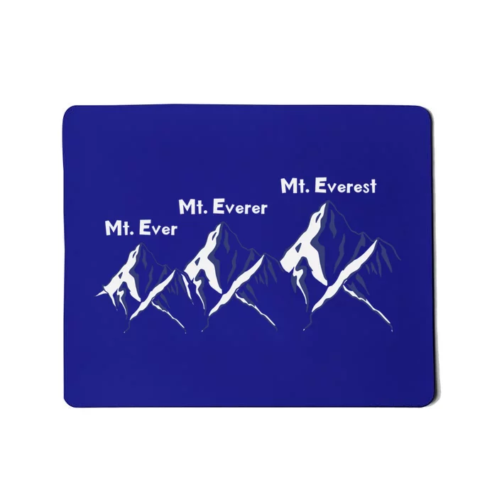 Mt Ever Mt Everer Mt Everest Dad Jokes Periodically Gift Mousepad