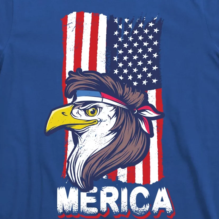 Merica Eagle Mullet Independence 4th Of July America Gift T-Shirt