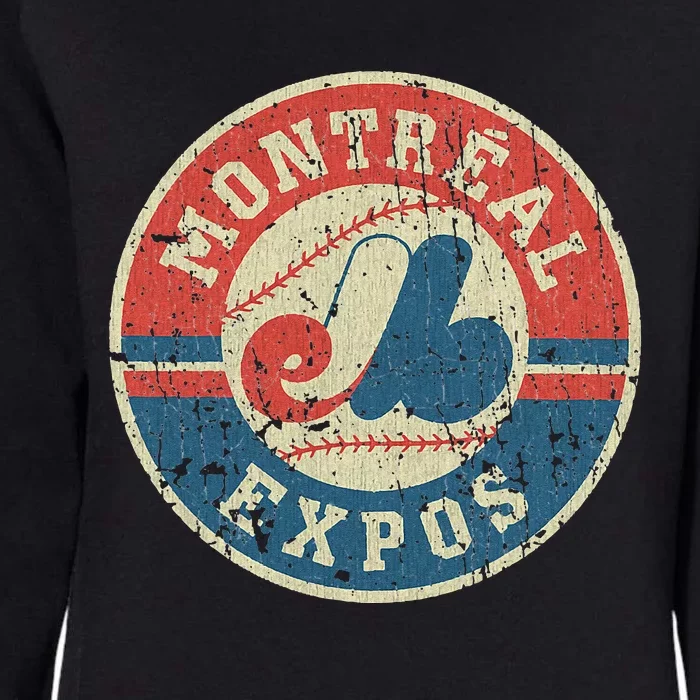 Montreal Expos Womens California Wash Sweatshirt