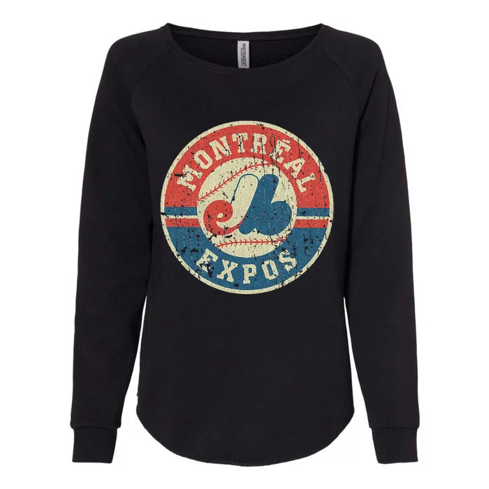 Montreal Expos Womens California Wash Sweatshirt