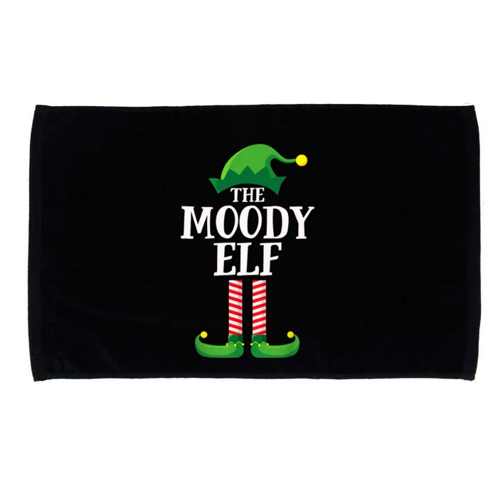 Moody Elf Matching Family Group Christmas Party Microfiber Hand Towel